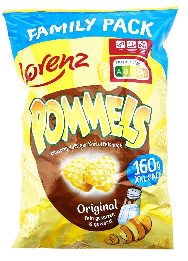 Lorenz Pommels Kartoffelsnack XXL 160g