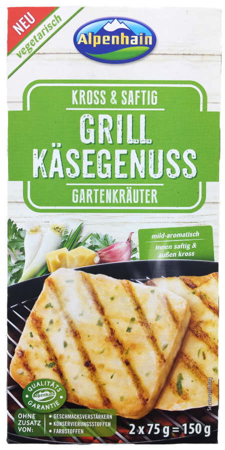 Alpenhain Grill Käsegenuss Mit Mediterranen Kräutern 2er 150g