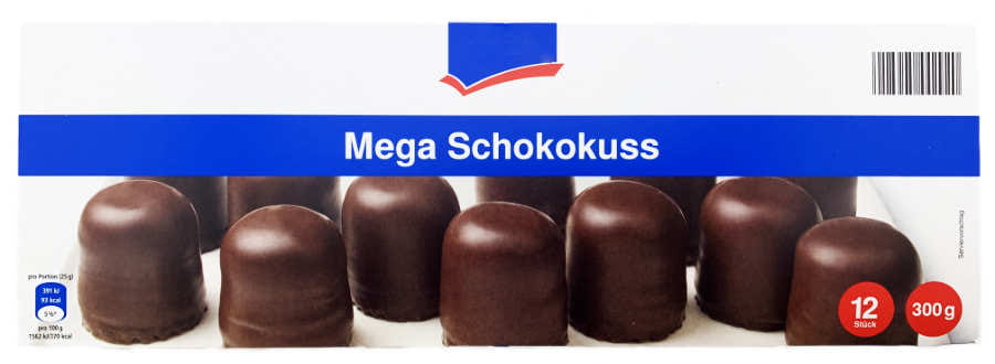 Mega Schokoküsse 12er 300g
