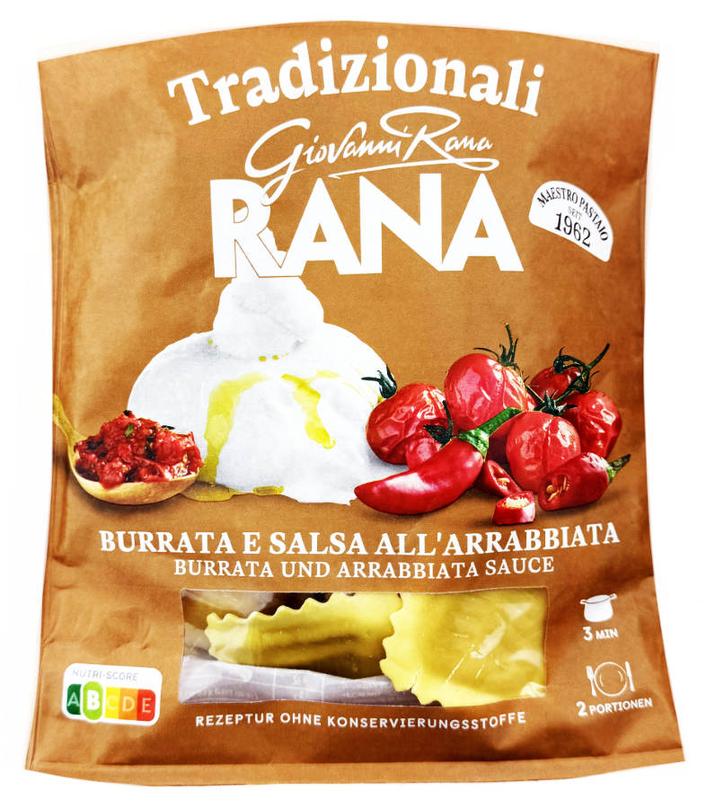 Giovanni Rana Nudeln Mit Tomate Burrata-Käse Chili 250g