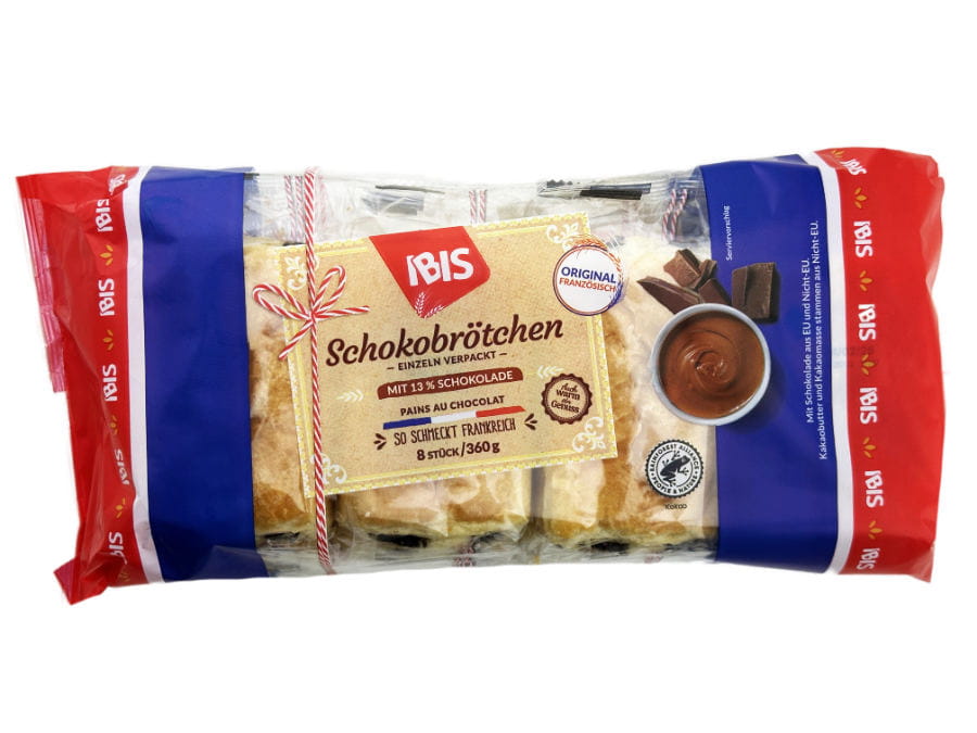 Original Französische Schokobrötchen 8er 360g