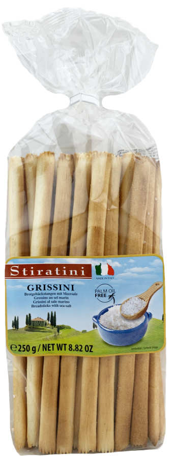Stiratini Grissini mit Meersalz 250g