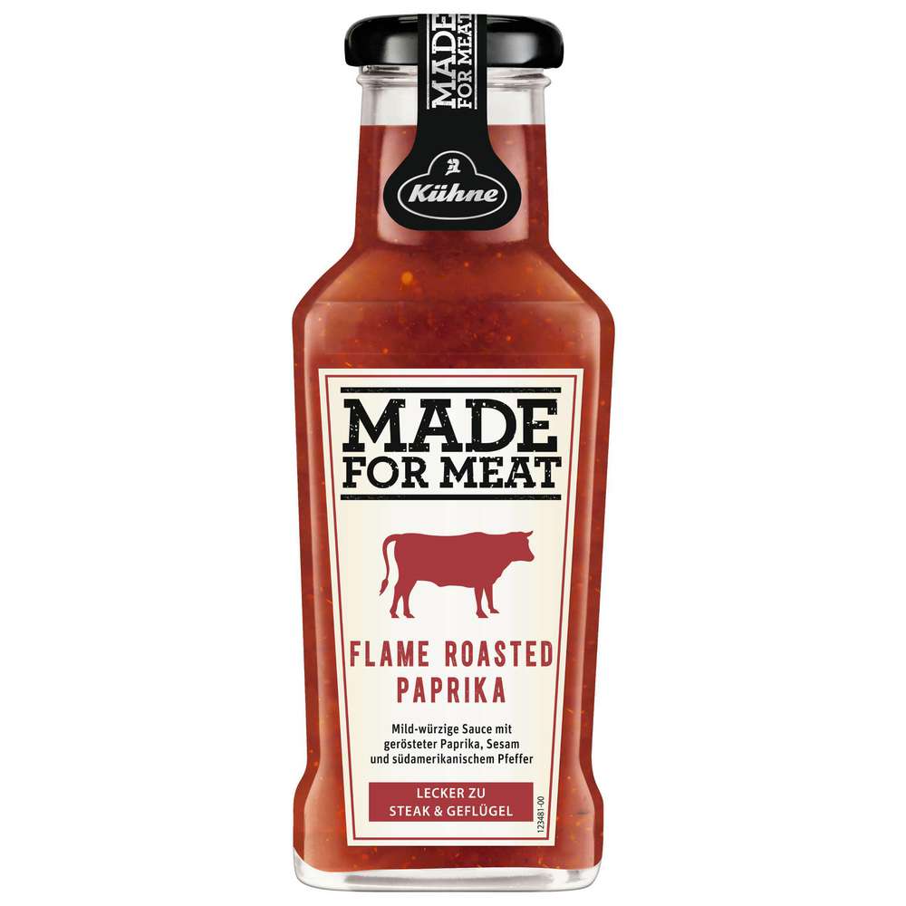 Kühne Sauce Flame Roasted Paprika Glasflasche 235ml