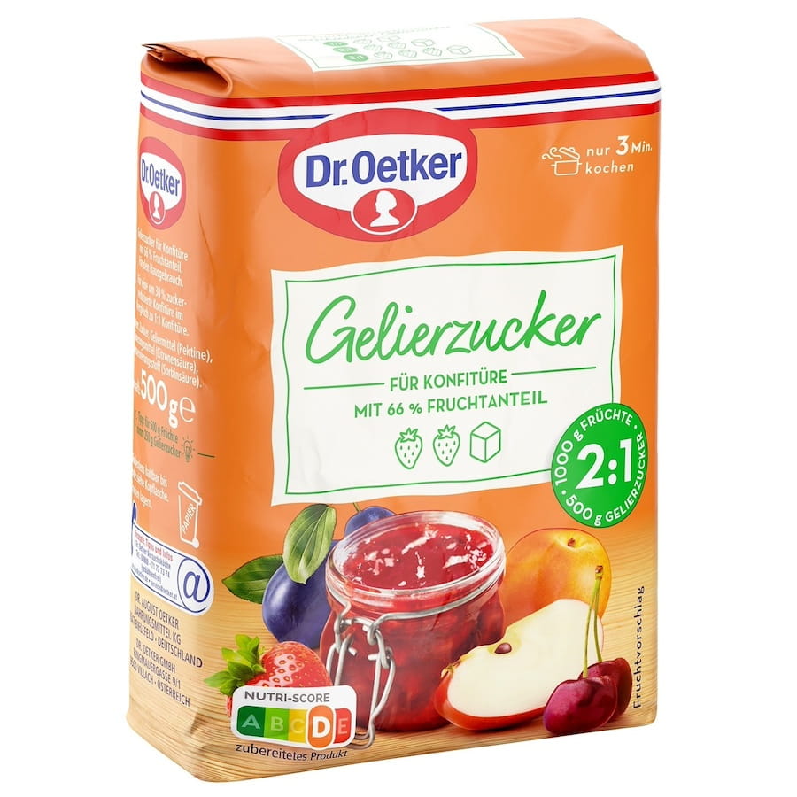Dr. Oetker Gelierzucker für Konfitüre 500g