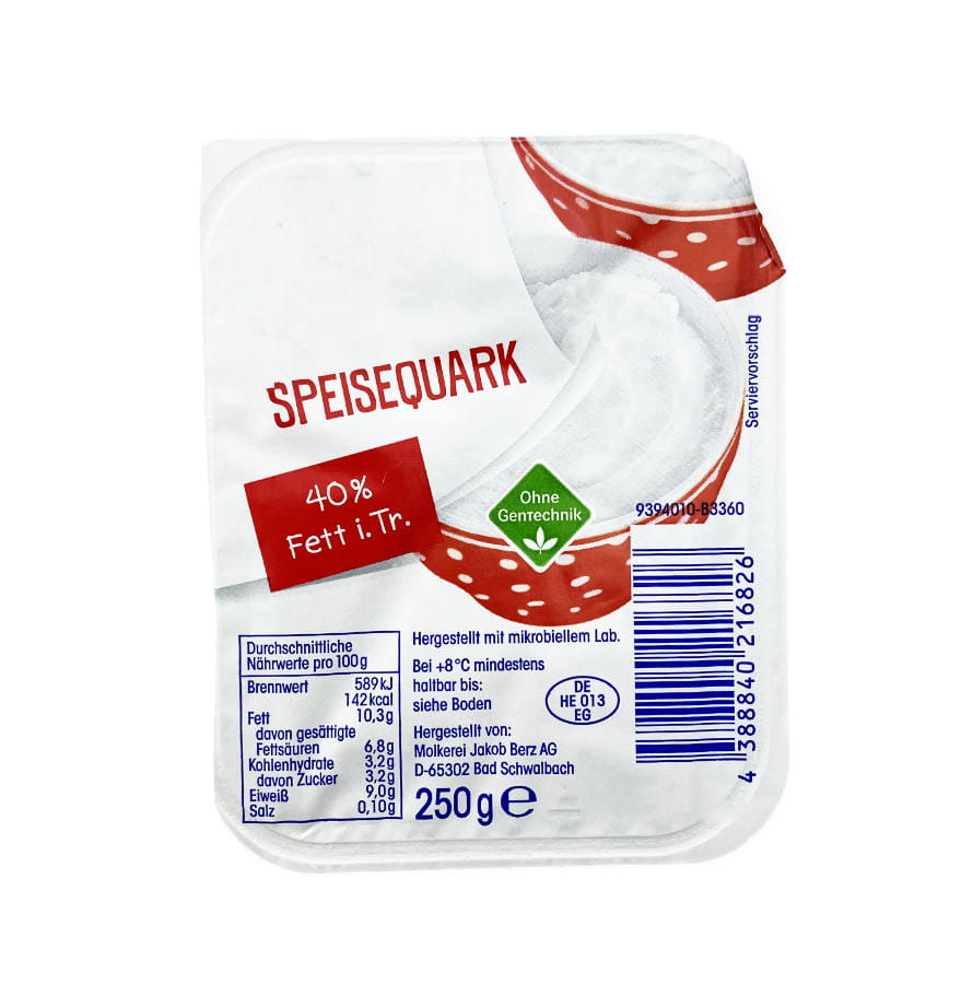 Speisequark 40% 250g
