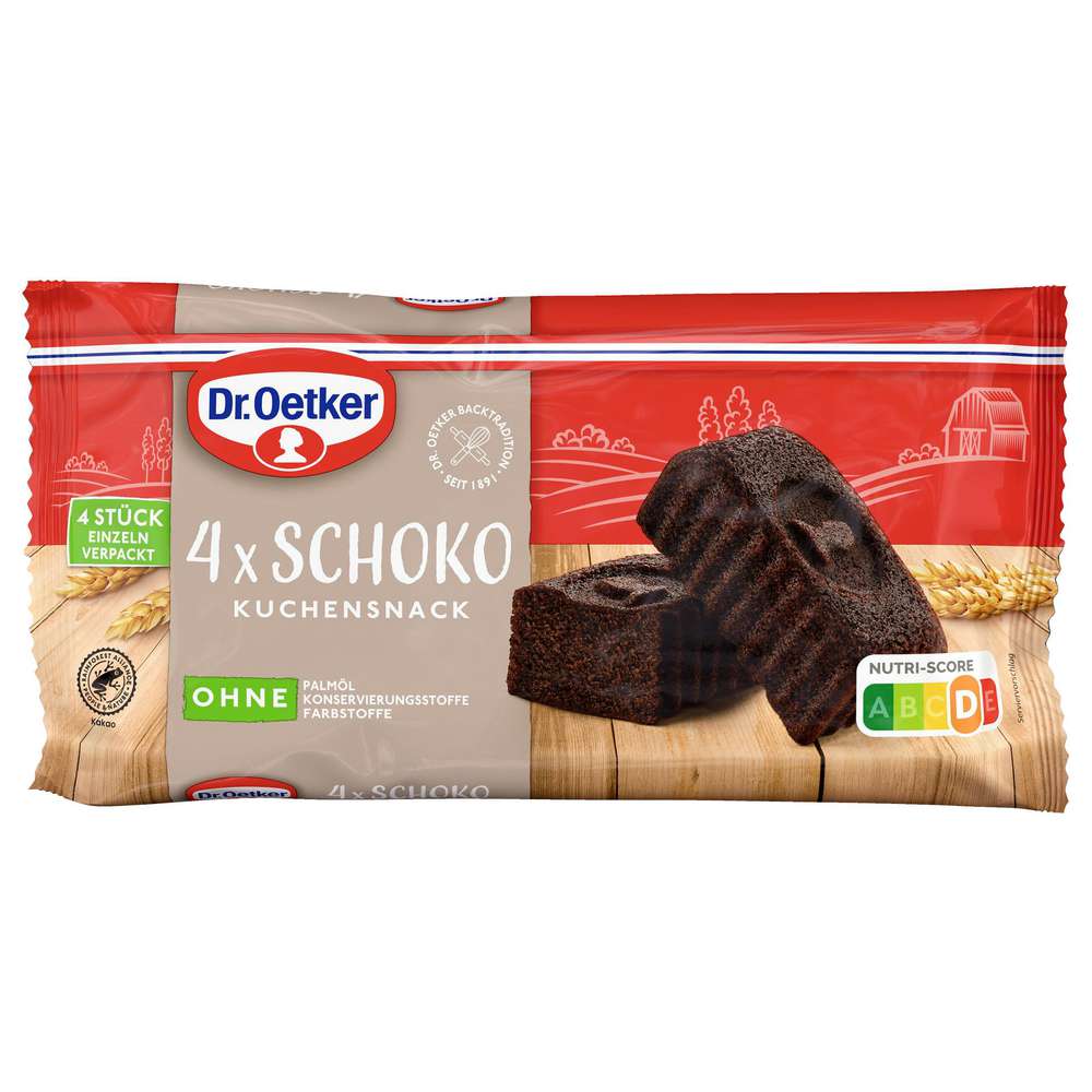 Dr. Oetker® Schoko Kuchen Snack 4er 140g