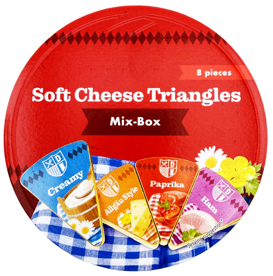 Mix Ecken Schmelzkäsezubereitung 8er 250g