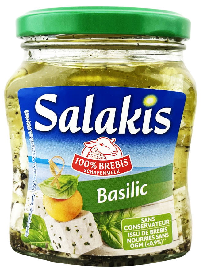 Salakis Schafsweichkäse In Öl Mit Basilikum 300g