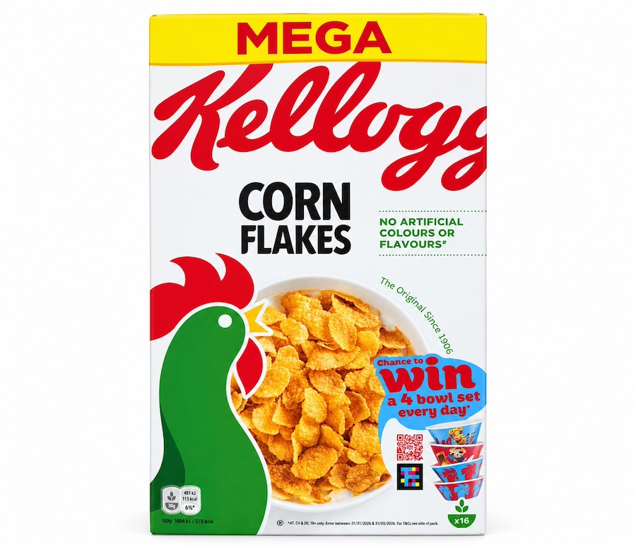 Kelloggs Cornflakes Mega Pack 500g 