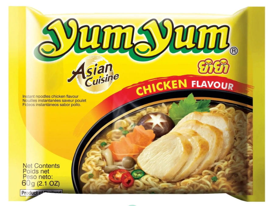 Yum Yum Instatnt Nudelsuppe Chicken Huhn 60g Beutel Orientalisch