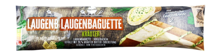 Laugenbaguette Kräuter Zum Fertigbacken 175g