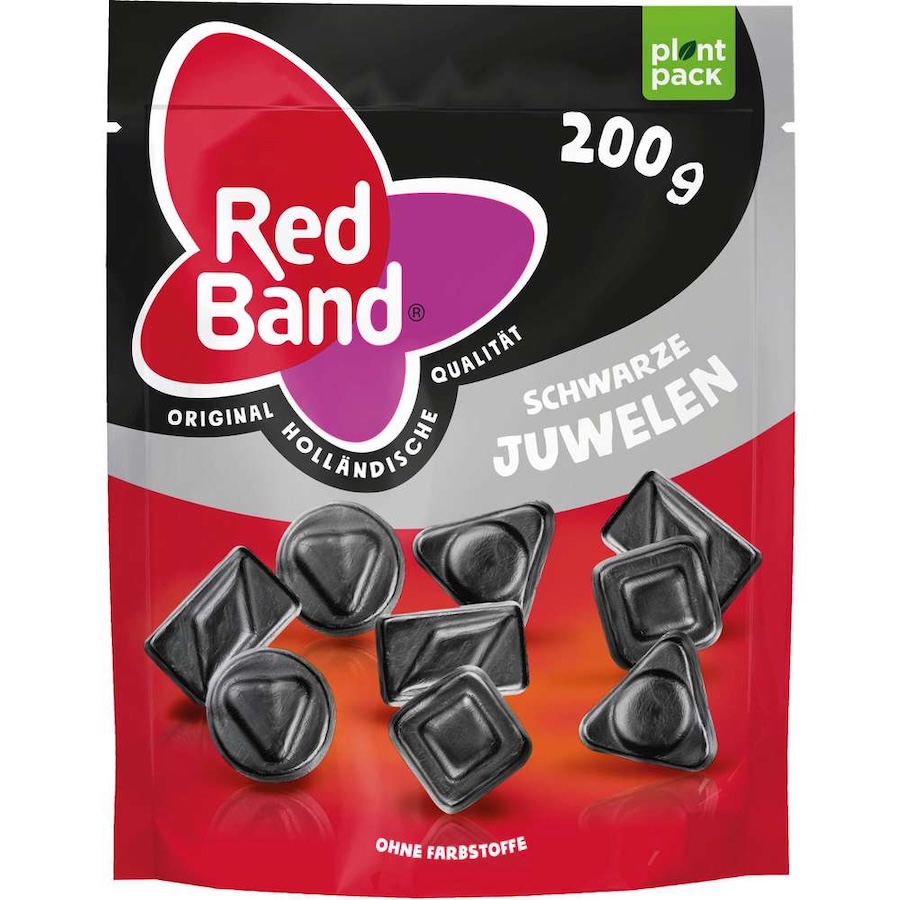 Red Band Schwarze Juwelen Starklakritz 200g