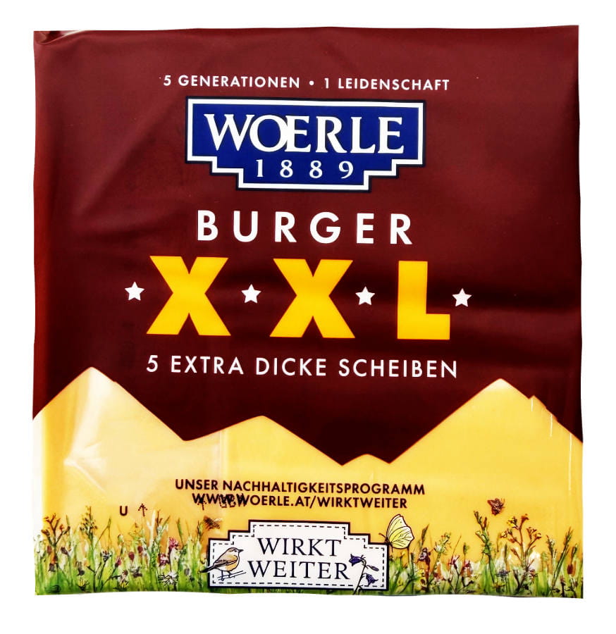 Burger Schmelzkäsescheiben XXL 5er 200g