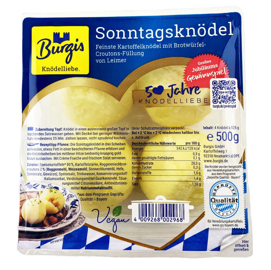 Burgis Sonntagsknödel 500g