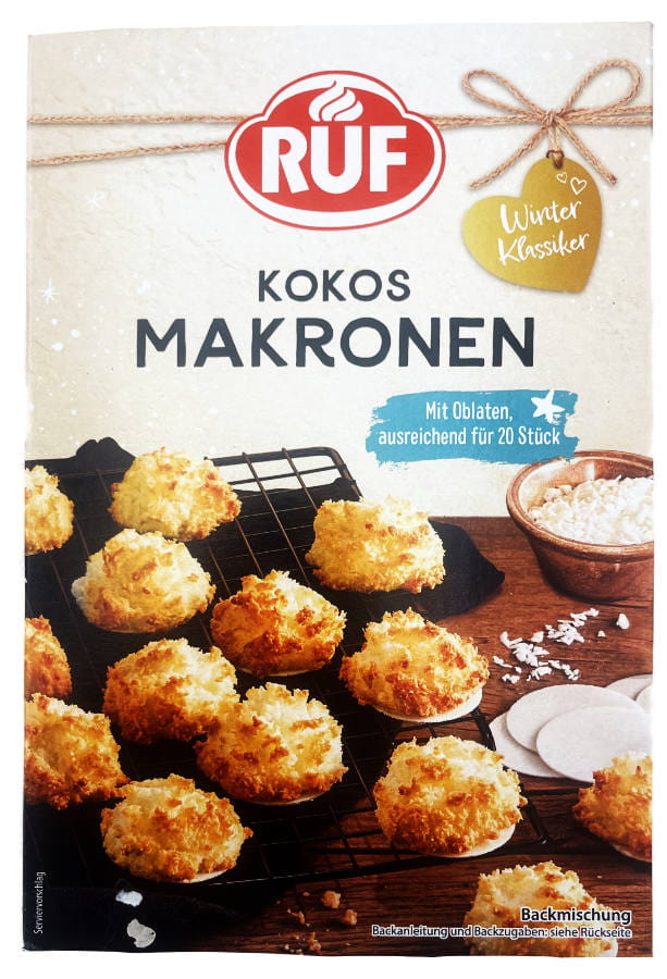 RUF Backmischung Kokosmakronen 385g