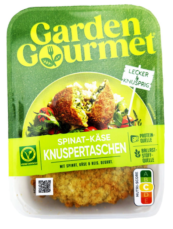 Knuspertaschen Spinat Käse Vegetarisch 2er 180g