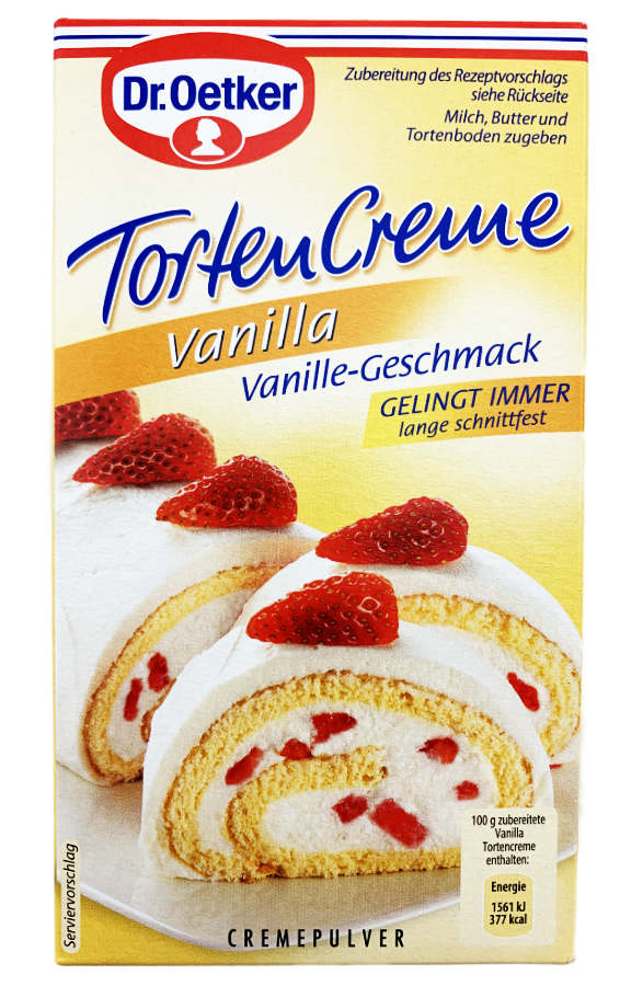 Dr. Oetker Tortencreme Vanille 123g