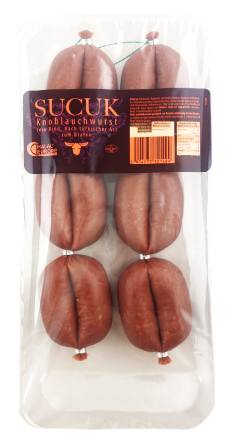 Sucuk Knoblauchwurst Rind Türkische Art 6er 1000g
