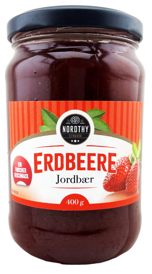 Dänische Erdbeermarmelade 400g