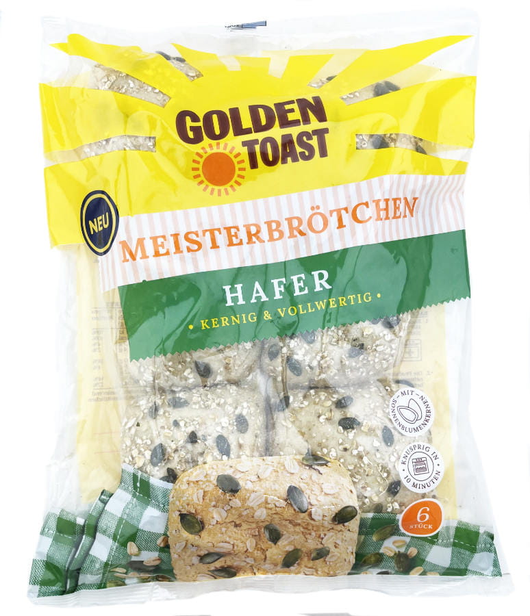 Meisterbrötchen Hafer Zum Fertigbacken 6er 480g