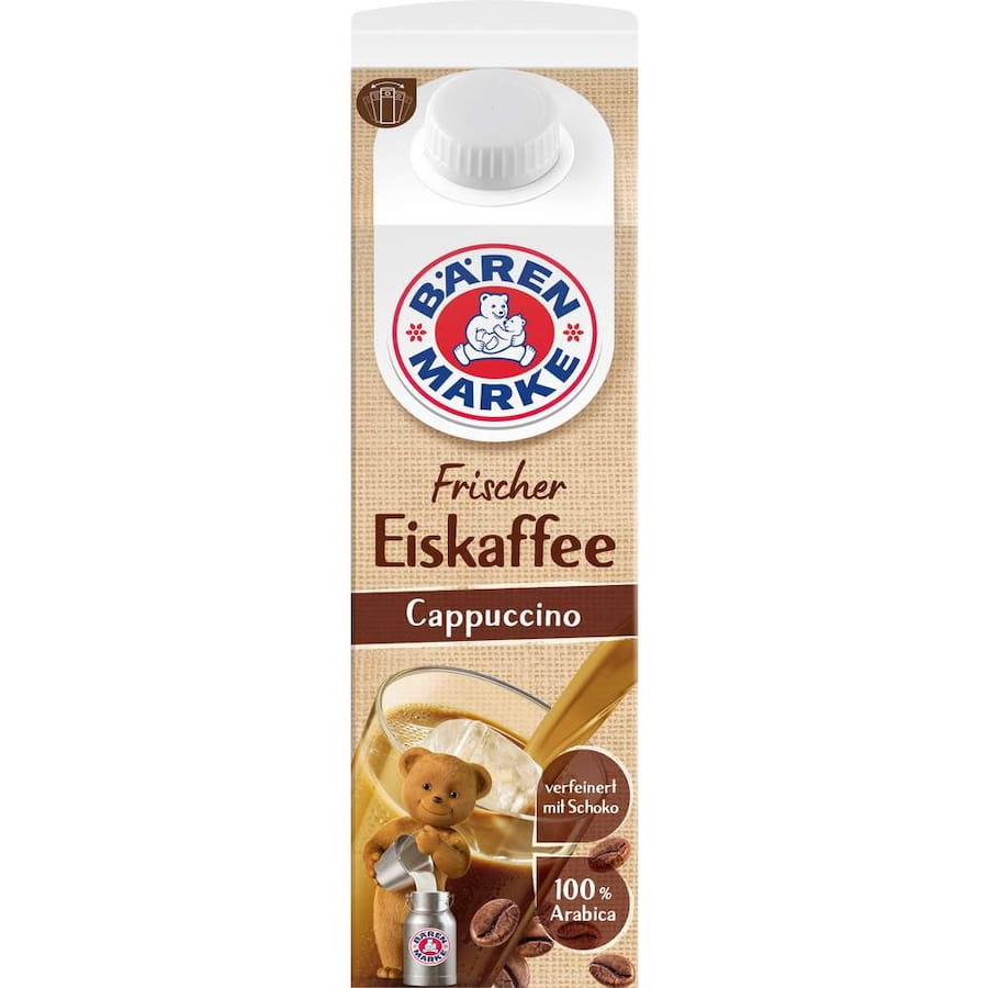 Bärenmarke Frischer Eiskaffee Cappuccino 1L