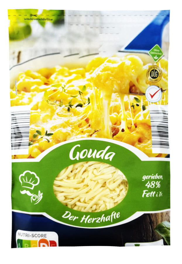 Gouda Gerieben 250g