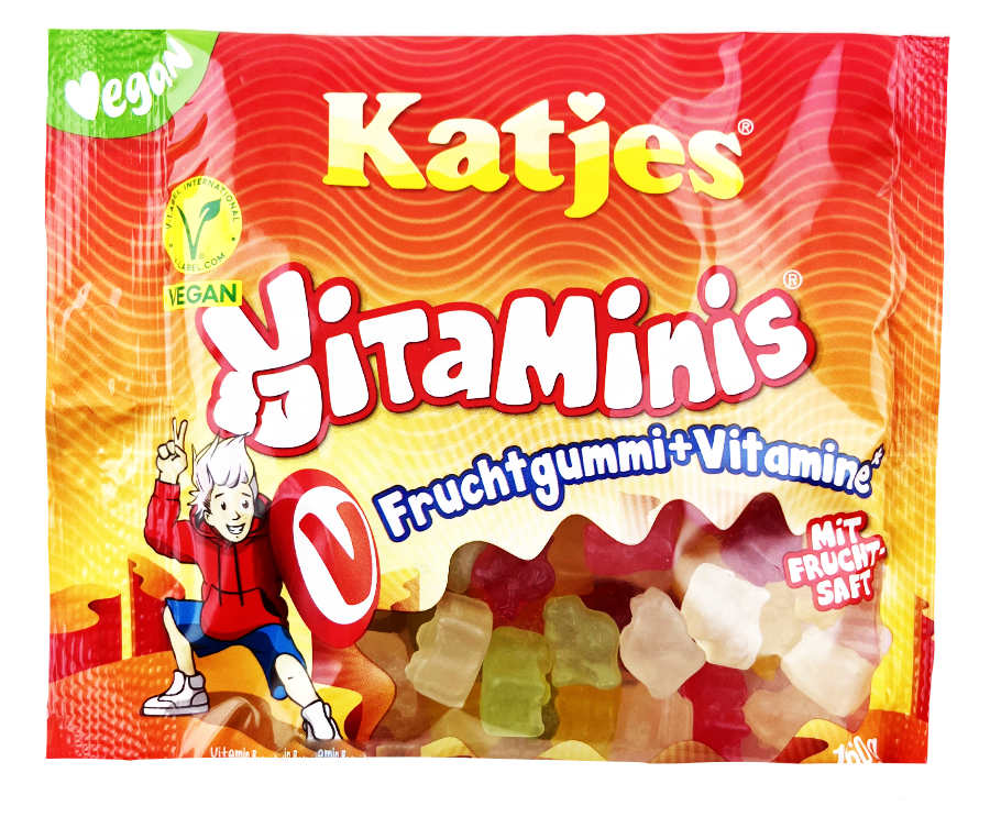 Katjes Fruchtgummi Vitaminis Vegan 160g