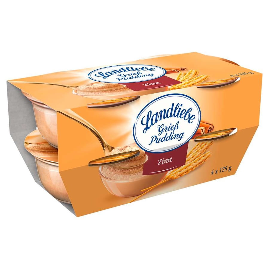 Landliebe Griess Pudding Zimt 4er 500g