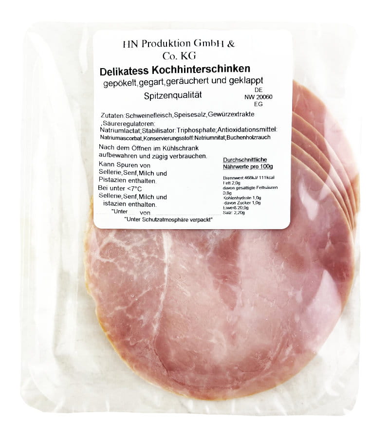 Delikatess Kochhinterschinken 100g