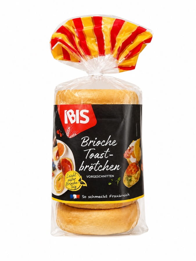 Brioche Toastbrötchen vorgeschnitten 250g 