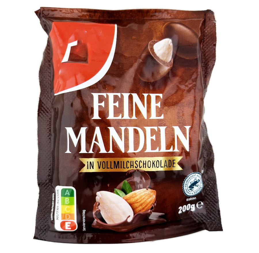 Feine Mandeln In Vollmilchschokolade 200g