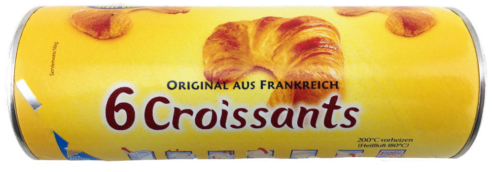 6 Croissants aus Frankreich zum Selberbacken 340g