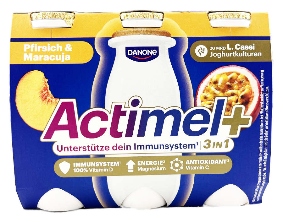 Danone Actimel Pfirsich Maracuja 6er 600g