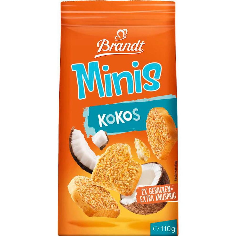 Brandt Minizwieback Mit Kokos 110g
