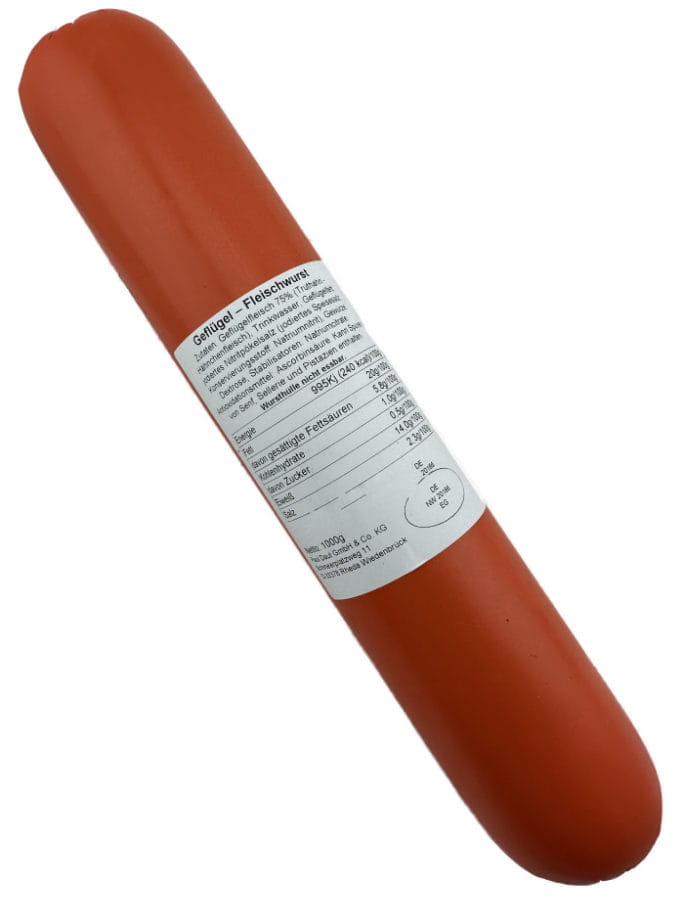 Geflügelfleischwurst XXL 1000g