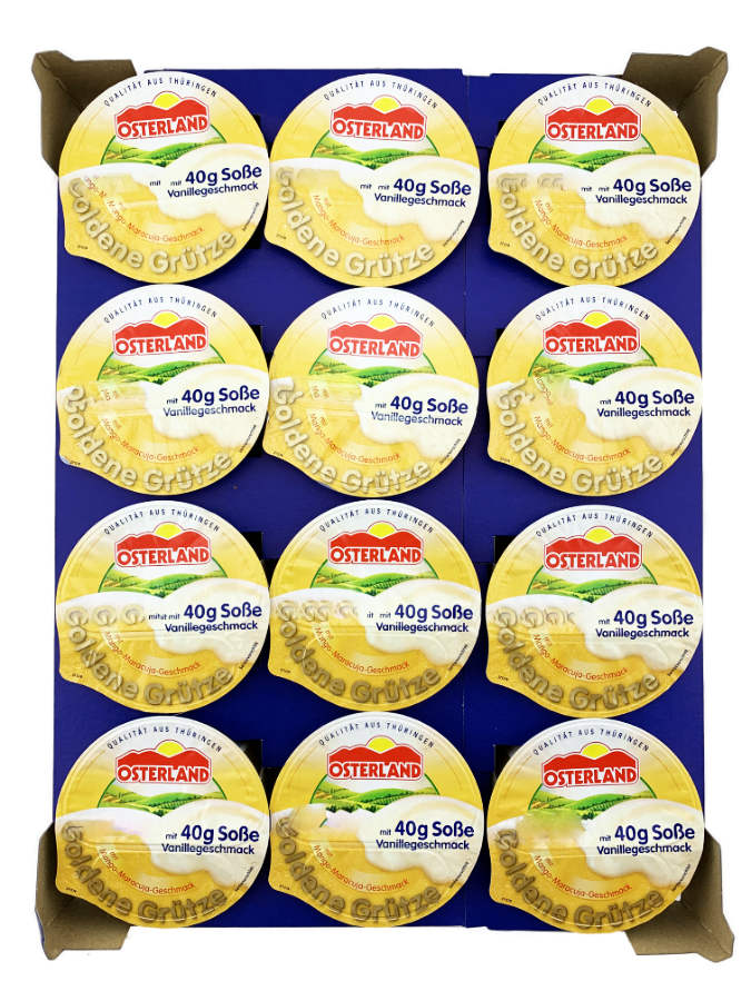 Osterland Goldene Grütze Mango Maracuja 12er 1920g