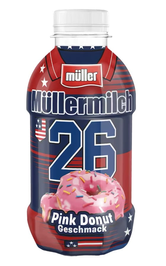 Müllermilch 26 Pink Donut 400ml