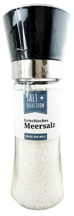 Griechisches Meersalz In Der Glasmühle 150g