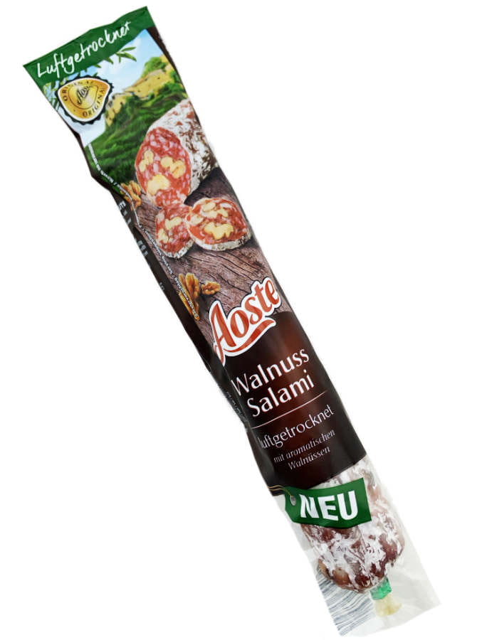 Aoste Walnuss Salami luftgetrocknet 150g