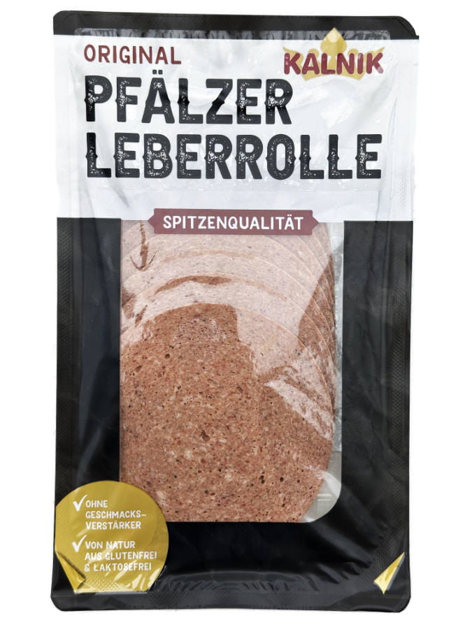 Kalnik Original Pfälzer Leberwurstrolle In Scheiben 80g 