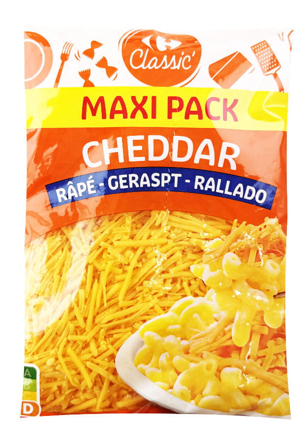 Cheddar Käse Gerieben Maxi Pack 250g