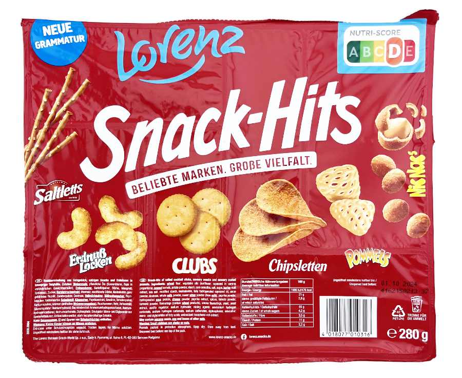 Lorenz Snack Hits XXL 280g