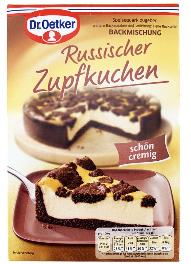 Dr. Oetker® Russischer Zupfkuchen Backmischung 670g