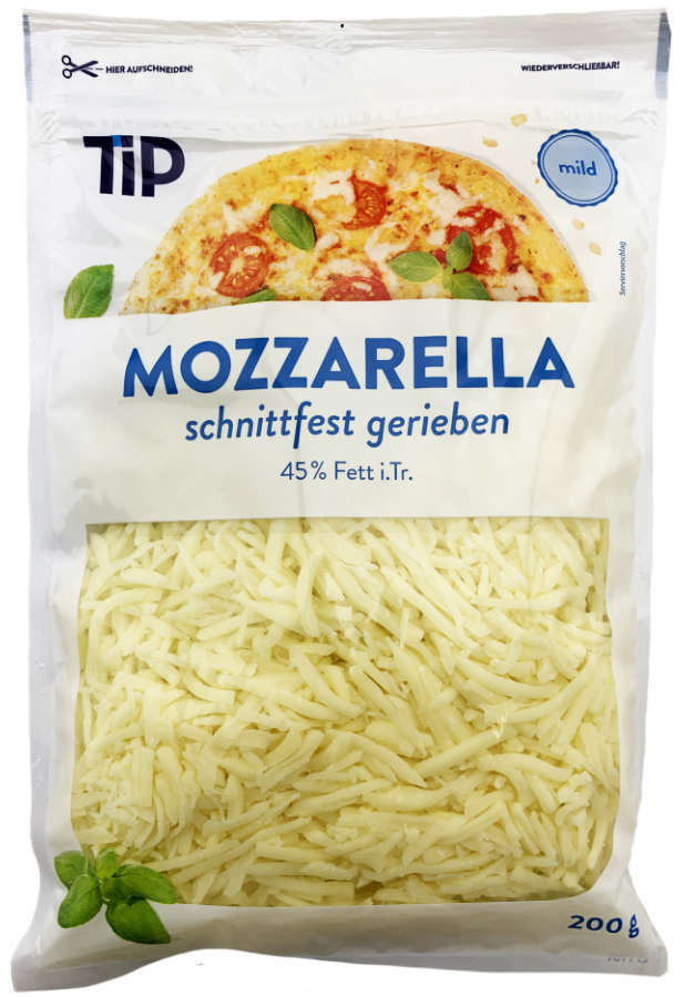 Mozzarella gerieben 200g