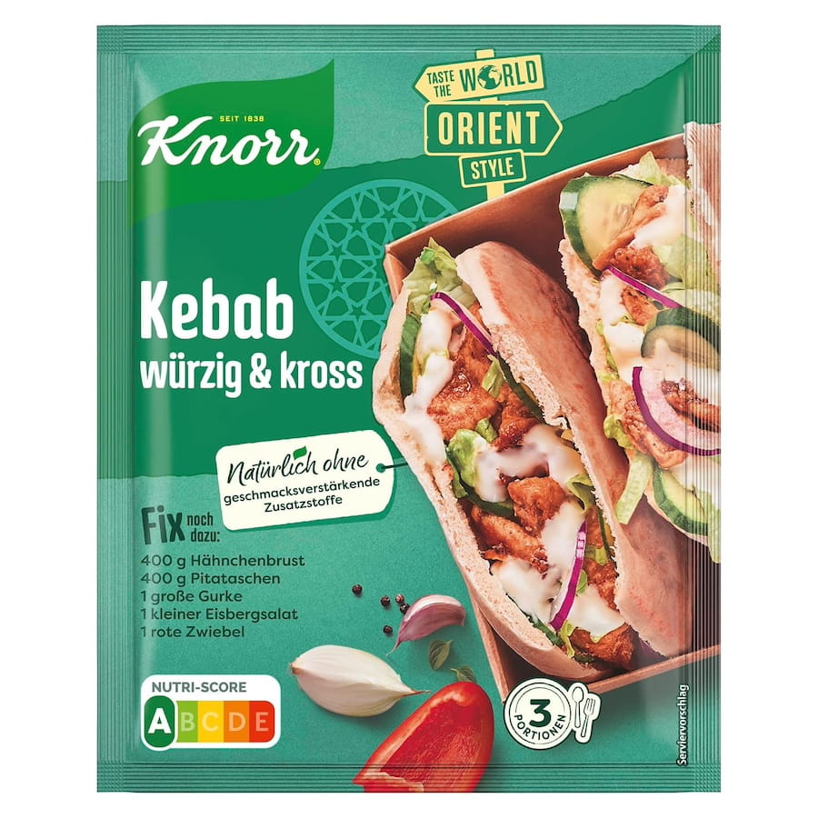 Knorr Fix für Kebab würzig und kross 30g 