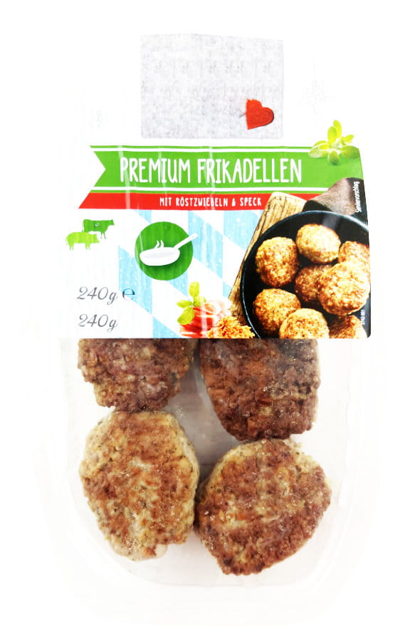 Premium Frikadellen Mit Röstzwiebeln Und Speck 6er 240g