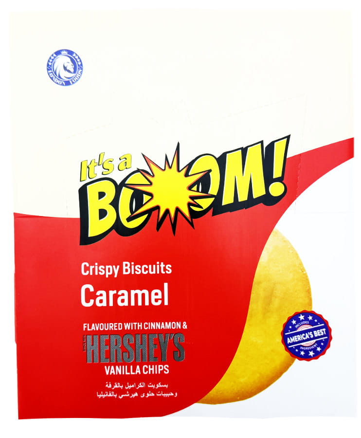 Knusprige Karamellkekse Verfeinert Mit Zimt Und HERSHEYS Vanille Chips 12 Stück