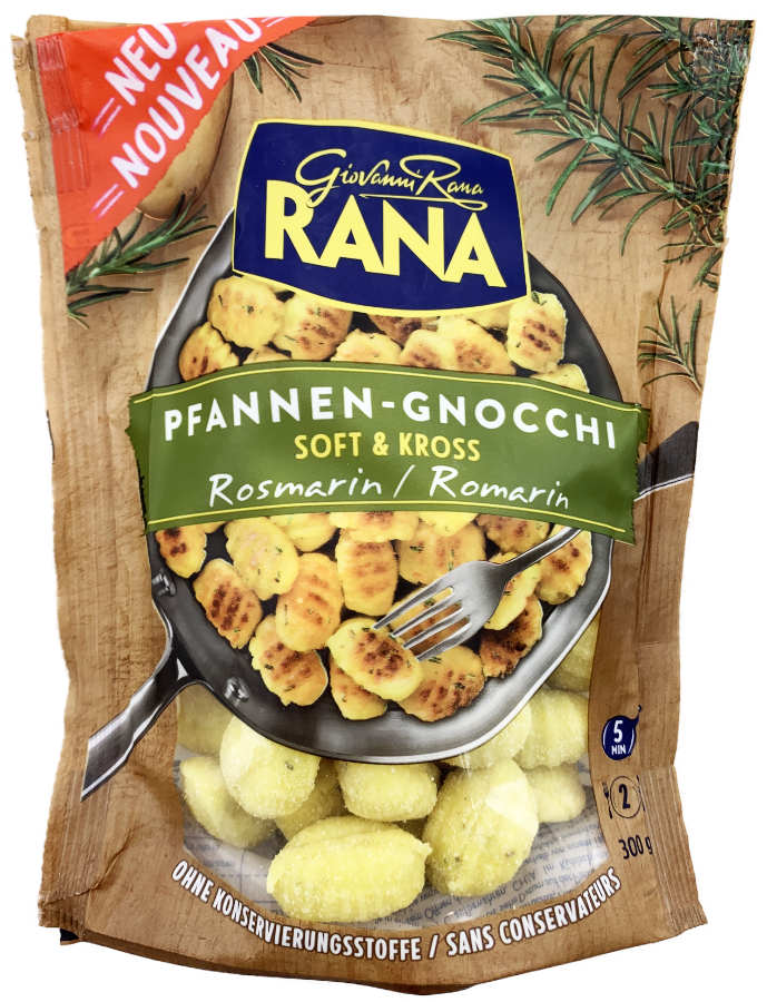 Giovanni Rana Pfannen Gnocchi Soft und Kross Rosmarin 300g