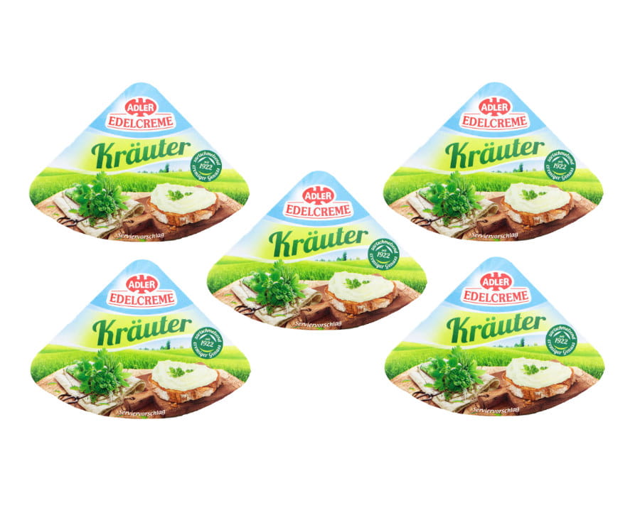 5x Adler Edelcreme Kräuter 100g