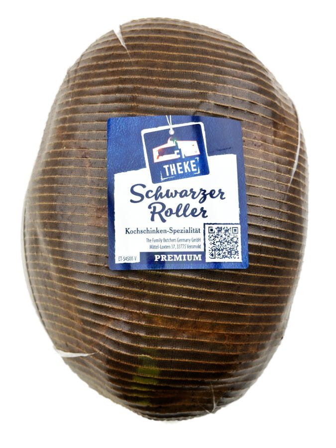 Premium Kochschinken Schwarzer Roller am Stück ca 3700g